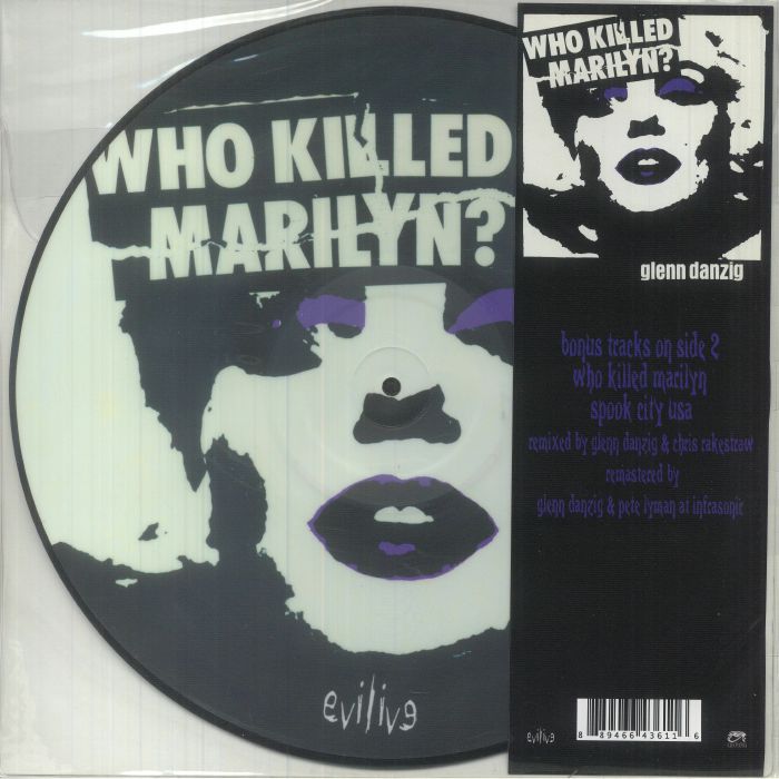 GLENN DANZIG - Who Killed Marilyn? (reissue) vinyl sleeve