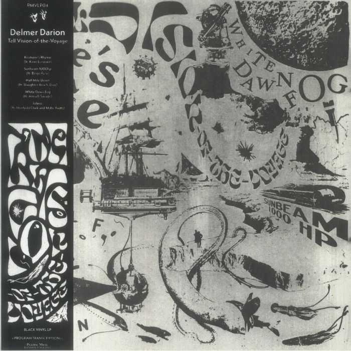 DELMER DARION - Tall Vision Of The Voyage vinyl sleeve