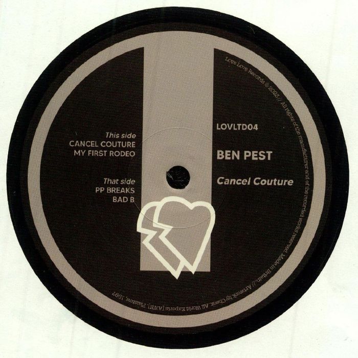 PEST, Ben - Cancel Couture vinyl sleeve