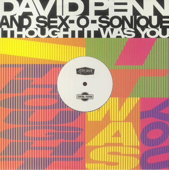 DAVID PENN/SEX O SONIQUE - I Thought It Was You vinyl sleeve