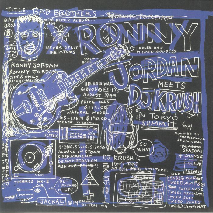 JORDAN, Ronny meets DJ KRUSH - Bad Brothers (Black History Month) vinyl sleeve