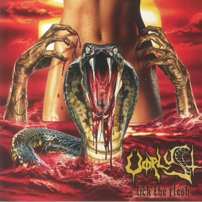 VORLUST - Lick The Flesh vinyl sleeve