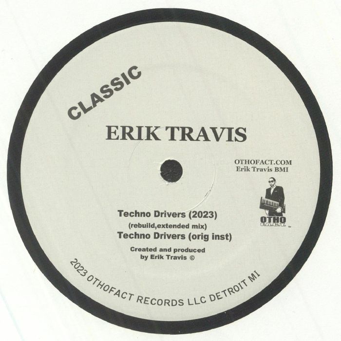 TRAVIS, Erik - Techno Drivers (reissue) vinyl sleeve