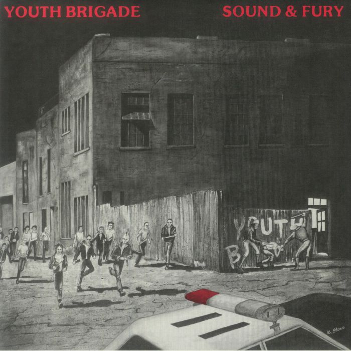 YOUTH BRIGADE - Sound & Fury (remastered) vinyl sleeve