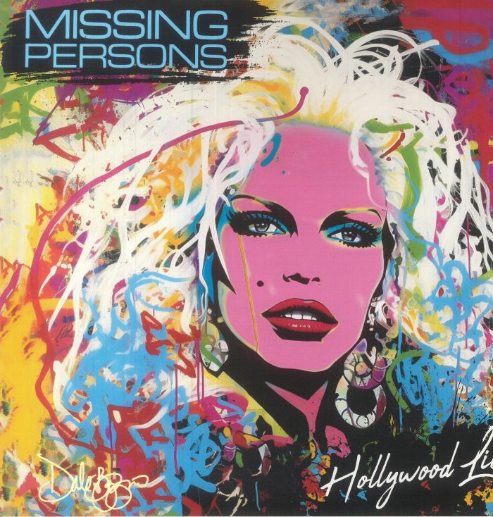 MISSING PERSONS - Hollywood Lie vinyl sleeve