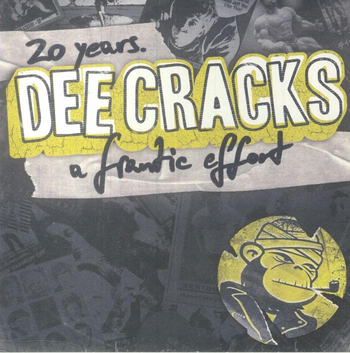 DEECRACKS - 20 Years A Frantic Effort vinyl sleeve