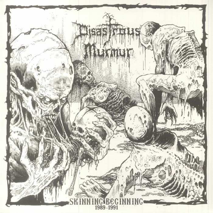 DISASTROUS MURMUR - Skinning Beginning 1989-1991 vinyl sleeve