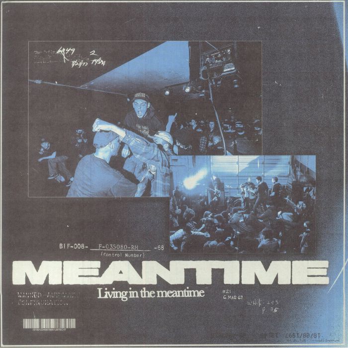 MEANTIME - Living In The Meantime vinyl sleeve