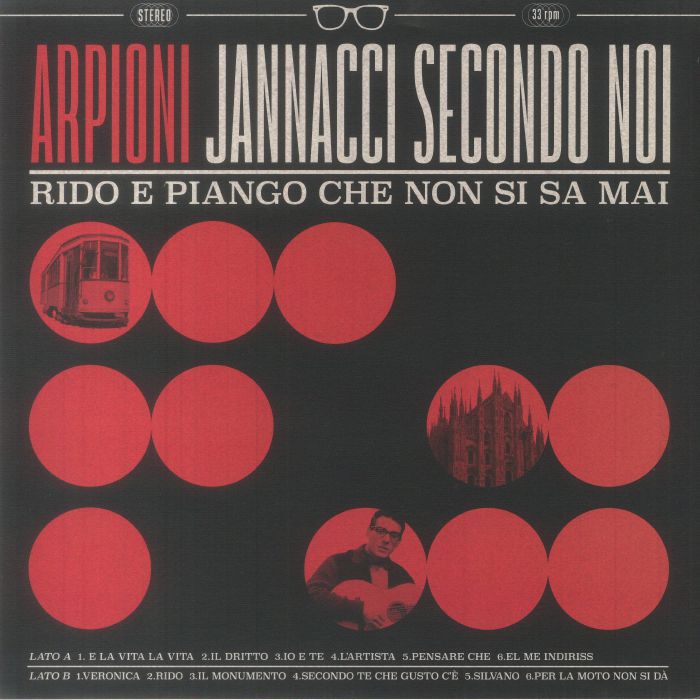 ARPIONI - Jannacci Secondo Noi: Rido E Piango Che Non Si Sa Mai vinyl sleeve