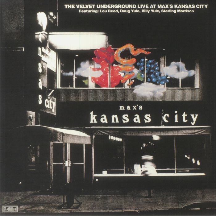 VELVET UNDERGROUND, The - Live At Max's Kansas City vinyl sleeve