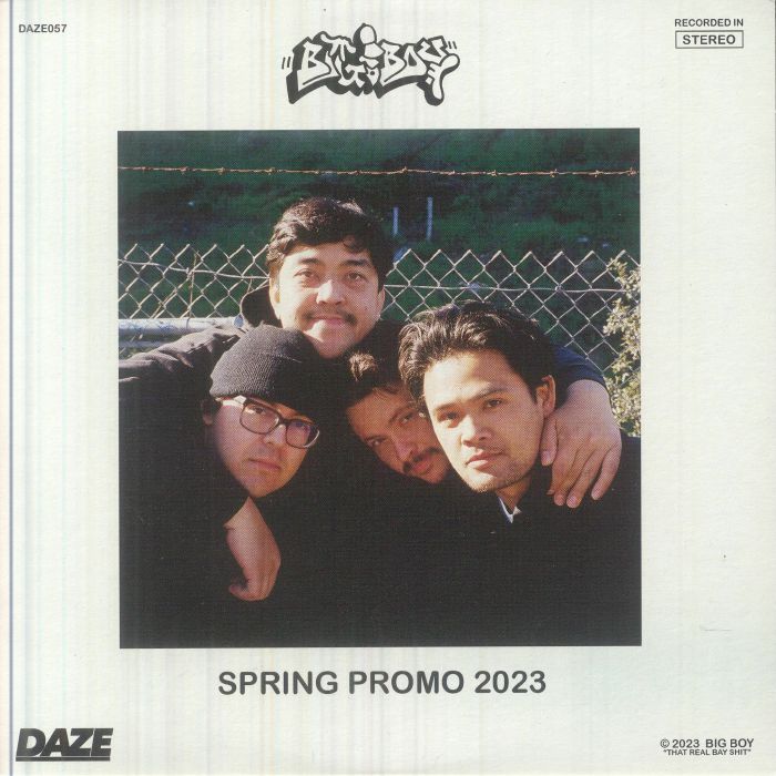 BIG BOY - Spring Promo 2023 vinyl sleeve