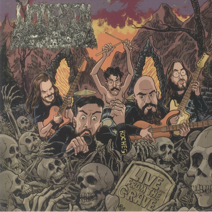 UNDEATH - Live From The Grave vinyl sleeve