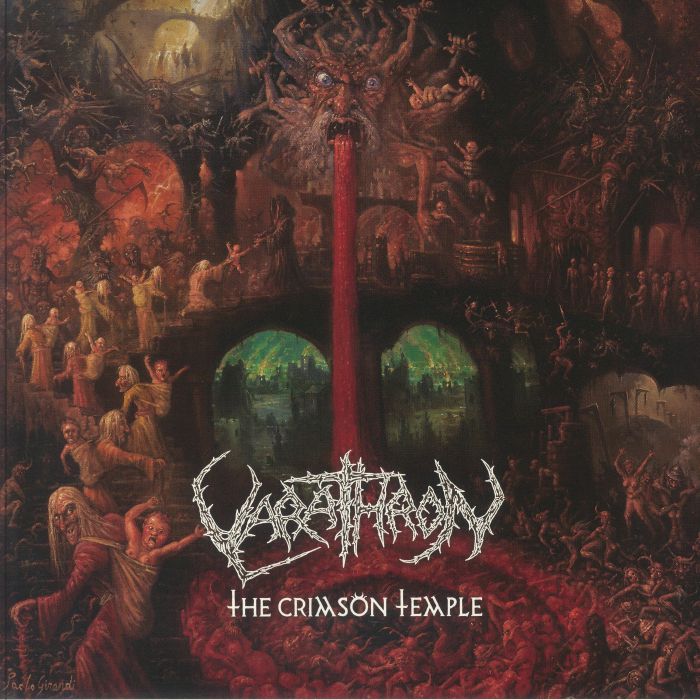 VARATHRON - The Crimson Temple vinyl sleeve