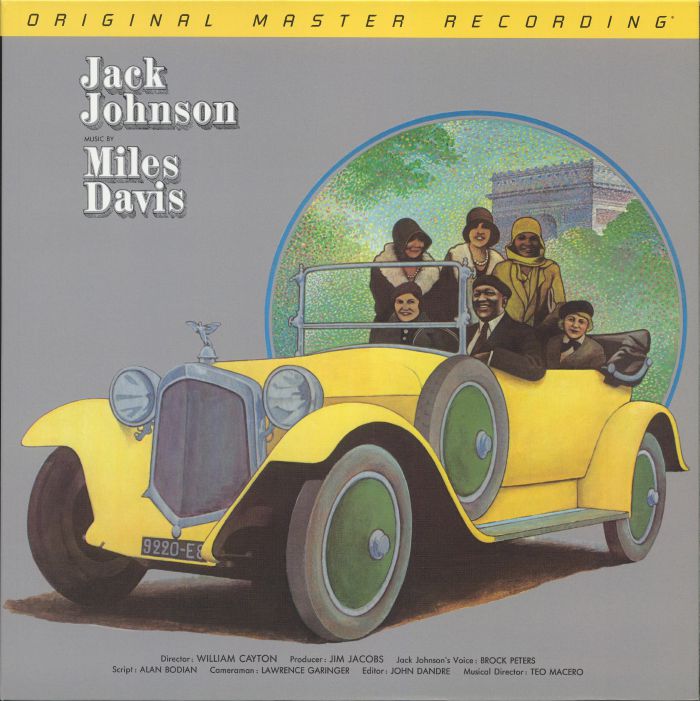 DAVIS, Miles - Jack Johnson (reissue) vinyl sleeve
