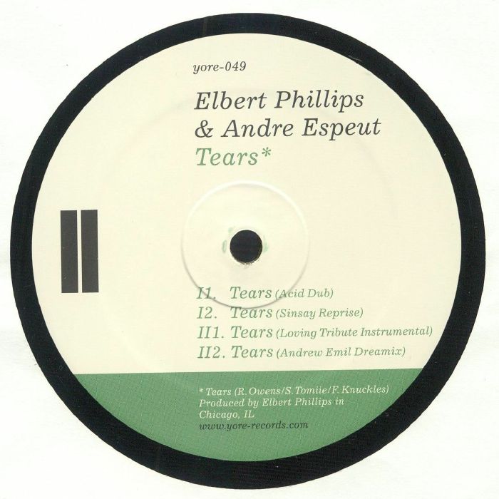 PHILIPS, Elbert/ANDRE ESPEUT - Tears vinyl sleeve