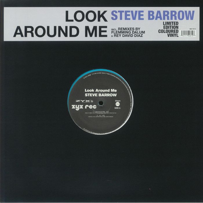 BARROW, Steve - Look Around Me (reissue) vinyl sleeve