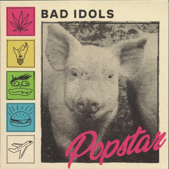 BAD IDOLS - Popstar vinyl sleeve