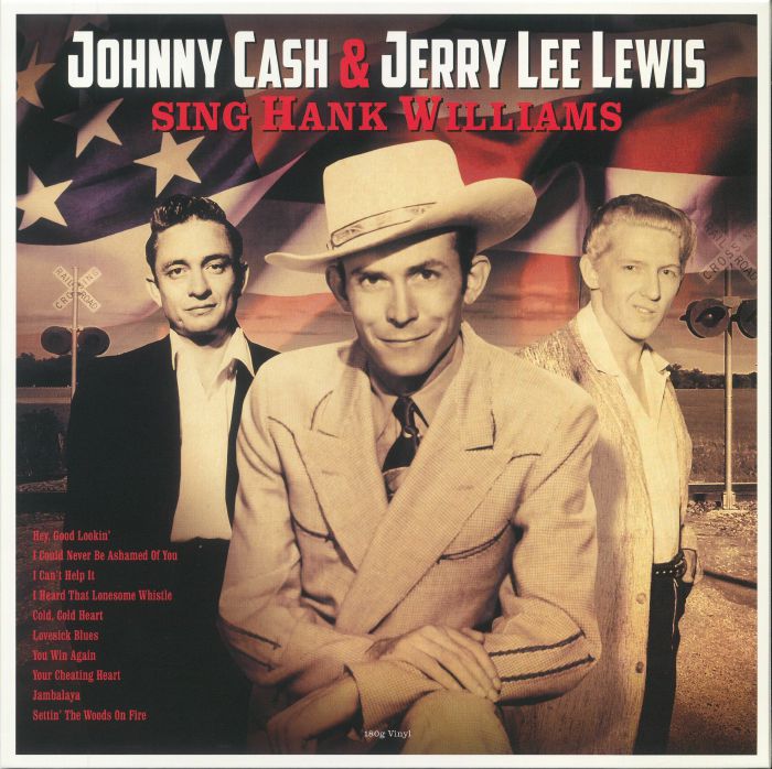 CASH, Johnny/JERRY LEE LEWIS - Sing Hank Williams (reissue) vinyl sleeve