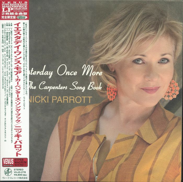 PARROTT, Nicki - Yesterday Once More: The Carpenters Song Book (reissue) vinyl sleeve