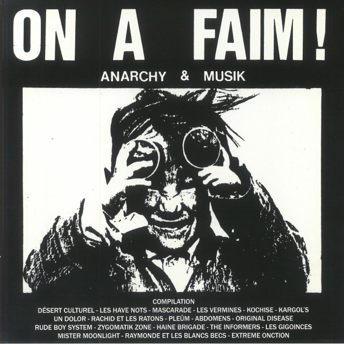 VARIOUS - On A Faim! Anarchy & Musik vinyl sleeve