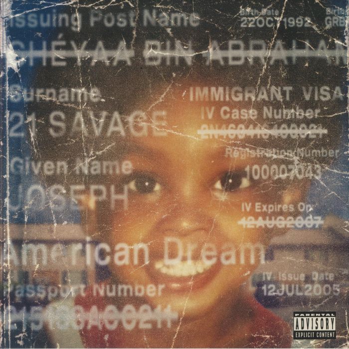 21 SAVAGE - American Dream vinyl sleeve