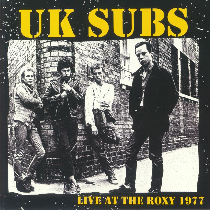 UK SUBS - Live At The Roxy 1977 (Record Store Day RSD 2024) vinyl sleeve