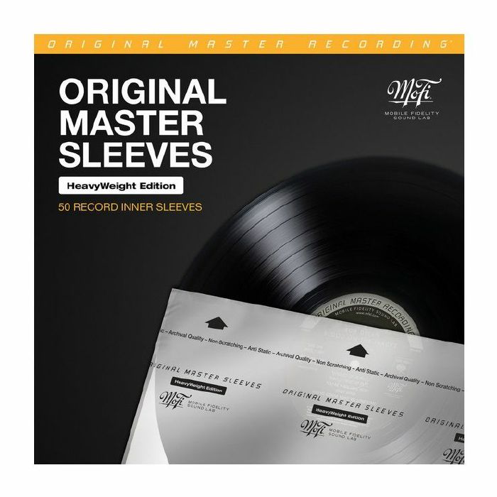 Mobile Fidelity Sound Lab Mobile Fidelity Original Master Anti Static VInyl Record Inner Sleeves Heavyweight Edition (pack of 50) - record care and DJ accessories