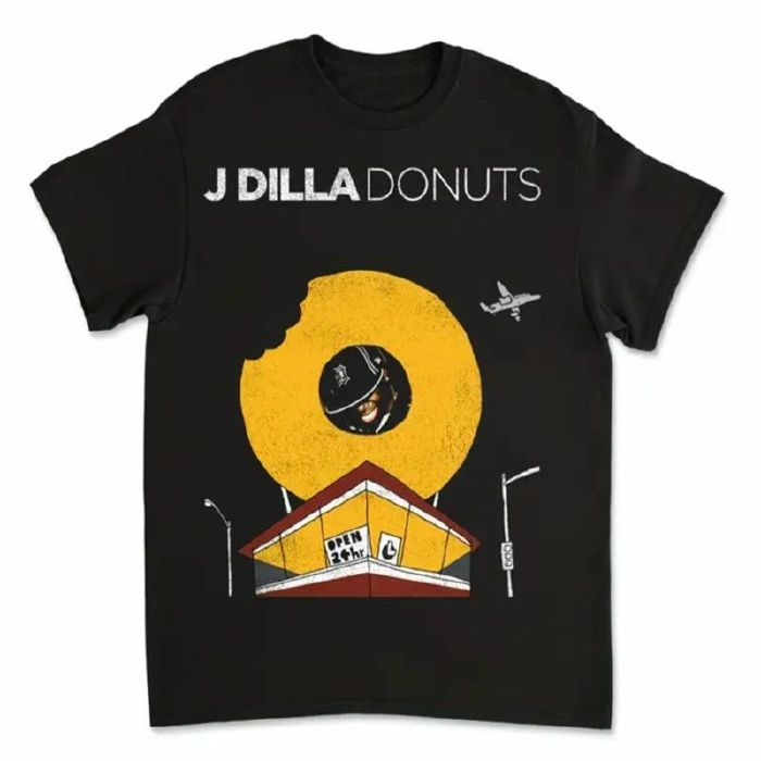 J DILLA - J Dilla Donuts T-Shirt (large) vinyl sleeve